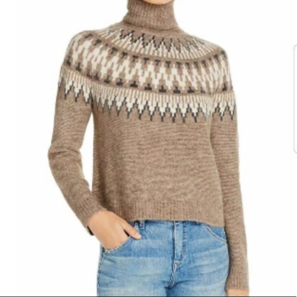New, Line & Dot Fair aisle turtleneck sweater, NWOT, perfect, never worn!